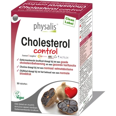 Afbeelding van Physalis Cholesterol Control Tabletten 30TB