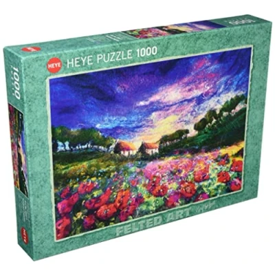 Afbeelding van Heye Puzzle Sundown Poppies Legpuzzel 1000 stuk(s) Liggend