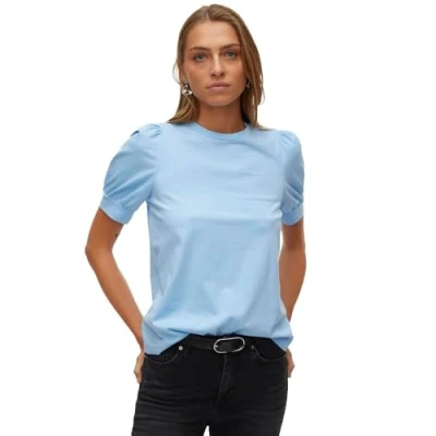 Afbeelding van AWARE by VERO MODA top VMDICTHE lichtblauw