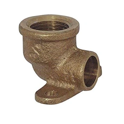 Afbeelding van Cornat soldeerwand 90 graden, 1 binnendraad, mof, A 15 mm, B 3/8 inch IG, stuk, roodgiet, T5472G1538 18 mm x 1/2