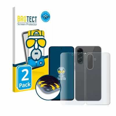 Afbeelding van BROTECT Screenprotector voor Samsung Galaxy A56 (Voor+Achter) Folie Beschermfolie matte volledig dekking (2 Stuks)