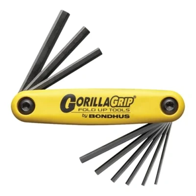 Afbeelding van Bondhus 12591 GorillaGrip inbussleutelset inch 0,050 3/16 HF9S
