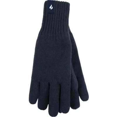 Afbeelding van Heat Holders Mens Cable Gloves Navy Maat S/m 1paar
