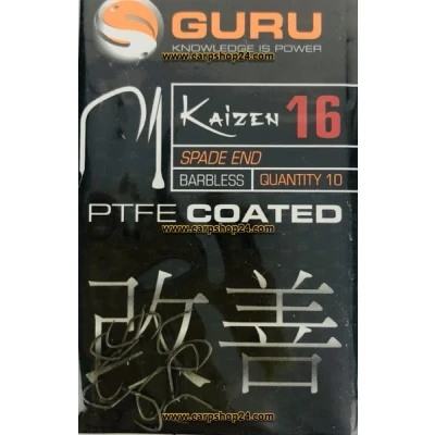Afbeelding van Guru Haken Kaizen Spade End Barbless (10pcs) Maat : 16