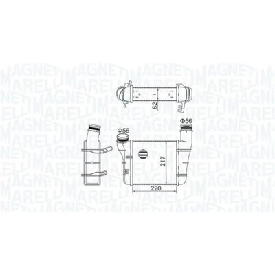 Afbeelding van Magneti Marelli Interkoeler 351319204580