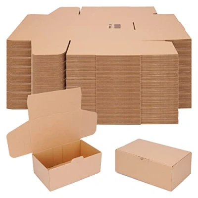 Afbeelding van verpacking Vouwdozen 250 x 150 100 mm bruin (buitenmaat 258 158 105 mm) WP 30 verzenddozen DHL karton Hermes DPD GLS verpakking (250 stuks)