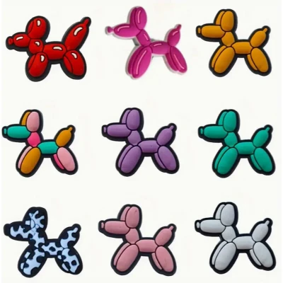 Afbeelding van crocs pins ballon hond ballonhondjes charms ballonhond accessoires schoenbedels