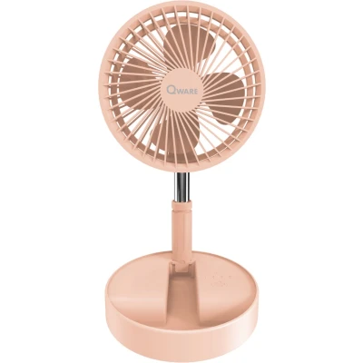 Afbeelding van Qware Qw Snd fd75pk Tafelventilator Roze