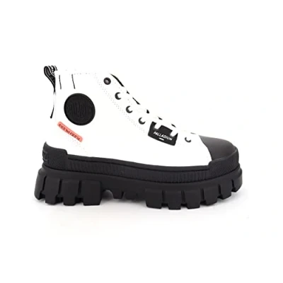 Afbeelding van Palladium Revolt HI Veterboots, Dames, Maat: 40, Star white Katoen