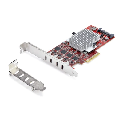 Afbeelding van StarTech.com 4 Port USB C PCIe Kaart