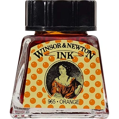 Afbeelding van Winsor &amp; Newton Drawing Ink Orange 14ml