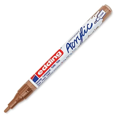 Afbeelding van Acrylmarker edding e 5300 fijn hazelnoot