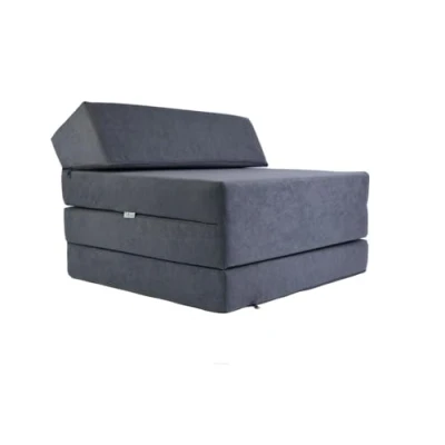 Afbeelding van Vouwmatras Gastenmatras, afmetingen 200 x 70 10 cm (grijs)