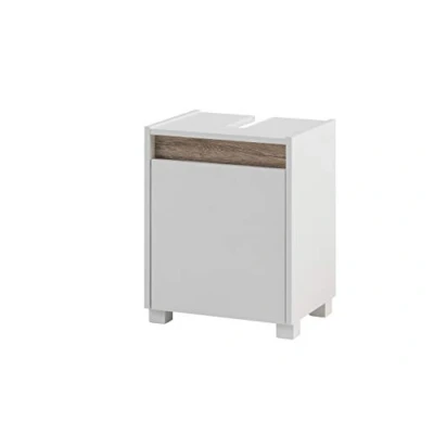 Afbeelding van Schildmeyer Wastafelonderkast Cosmo Badkamerkast badkamermeubel breedte 42 cm