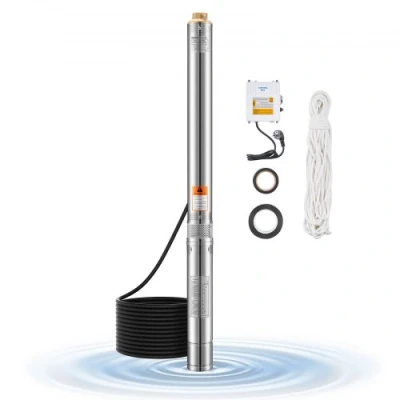 Afbeelding van VEVOR 550W Diepe Put Dompelpomp Roestvrijstalen Waterpomp 210ft 65L/min