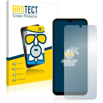 Afbeelding van BROTECT AirGlass Matte Premium Glas Screenprotector voor Samsung Galaxy A14 5G