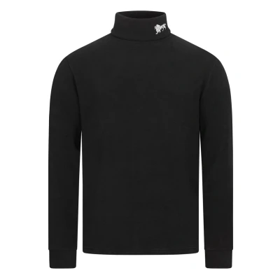 Afbeelding van Lonsdale Normale Passform Curdworth Trui, Heren, Maat: Large, Black/white