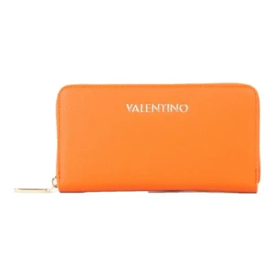 Afbeelding van VALENTINO portemonnee Fae Re Zip Around Wallet Arancio neonoranje