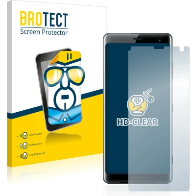 Afbeelding van BROTECT (2 Stuks) Schermbeschermer voor Sony Xperia XZ3 Screen Protector Transparant