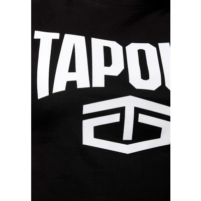 Afbeelding van Tapout Normale Passform Active Basic TEE Tshirt print, Heren, Maat: 3XL, Black white
