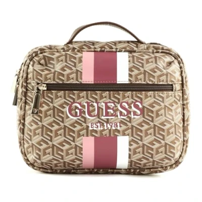 Afbeelding van GUESS Wilder Tech Organizer Taupe Logo, logo