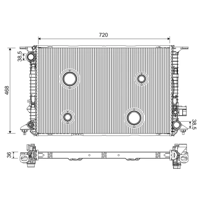 Afbeelding van Valeo Radiateur 701224