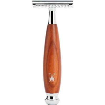 Afbeelding van Muhle double edge safety razor VIVO Pruimenhout R331SR