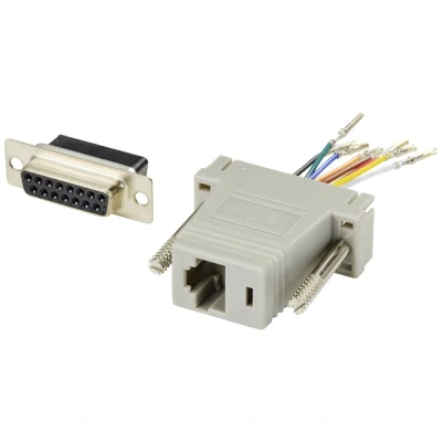 Afbeelding van TRU COMPONENTS D sub adapter bus 15 polig RJ45 1 stuk(s)