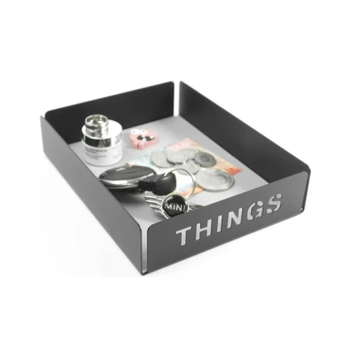Afbeelding van Trendform Opbergbak Things Kleine Organizer Zwart 18x14x4cm