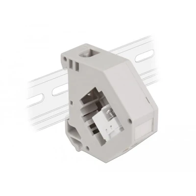 Afbeelding van Delock Hutschienenadapter mit Keystone IEC Buchse zu Terminalblock D