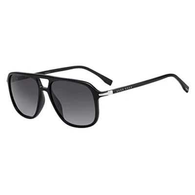 Afbeelding van Hugo Boss Zonnenbril 1042/s/it 807 9o glanzende zwarte grijze gradiënt Sunglasses