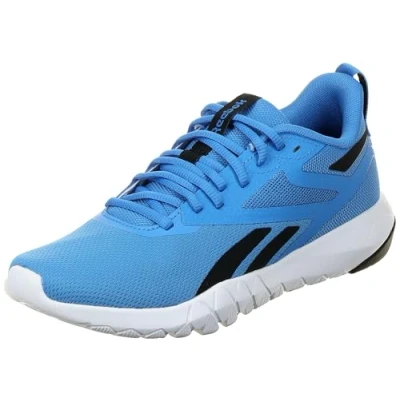 Afbeelding van Reebok Heren FLEXAGON Force 4 Sneaker, Kinetic Blauw/Zwart/Schoeisel Wit, 6 UK, Blauw Zwart Schoeisel 39 EU
