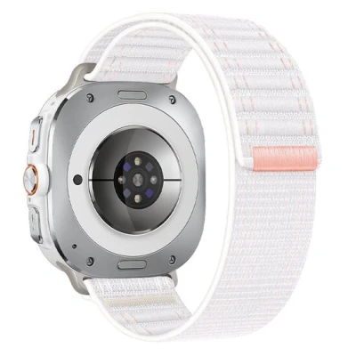 Afbeelding van Nylon Wave band Wit Samsung Galaxy Watch Ultra 47mm