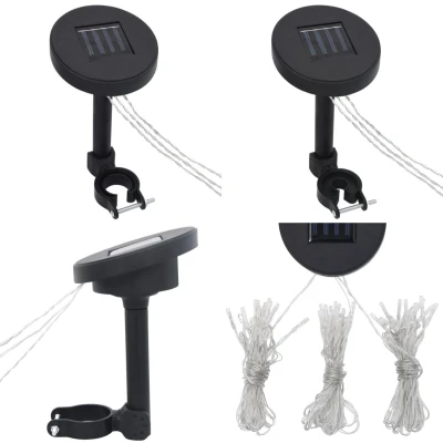 Afbeelding van Lichtslinger met zonnepaneel voor prieel LED