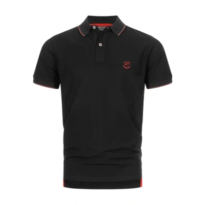 Afbeelding van Indicode Jeans Wallo Poloshirt, Heren, Maat: Small, Black