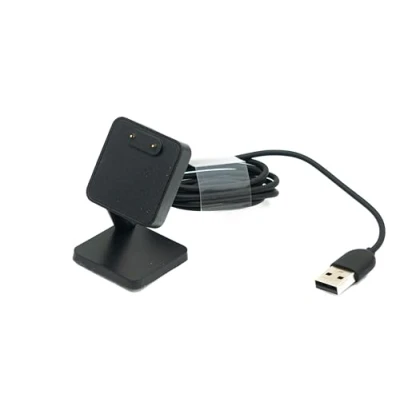 Afbeelding van System S USB 2.0 kabel 100 cm laadstation voor Samsung Galaxy Fit3 smartwatch adapter in zwart