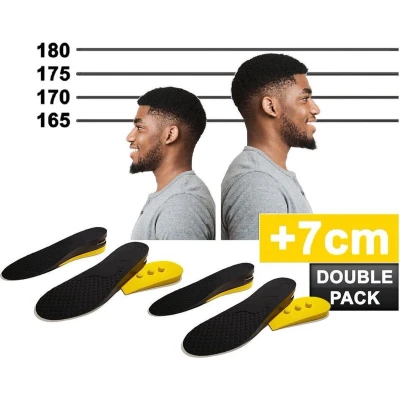 Afbeelding van 5cm verhogende inlegzolen voor mannen wordt direct 7cm langer 37 40 Lifterz (Double Pack)