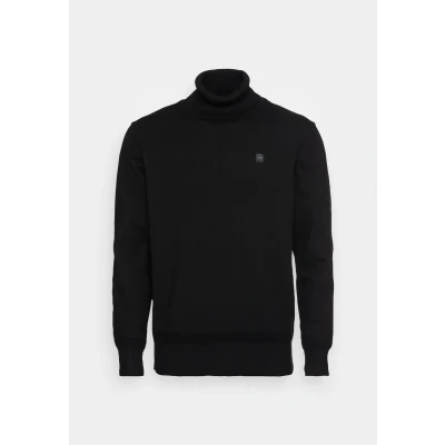 Afbeelding van G STAR Premium CORE Turtle Trui, Heren, Maat: Large, Black
