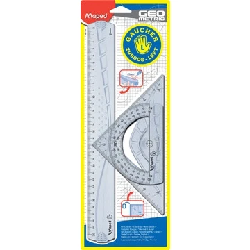 Afbeelding van Maped Tekenset Linkshandig Geometric Winkelhaak