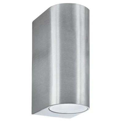 Afbeelding van Searchlight RVS up &amp; downlighter Splot 8008 2SS LED