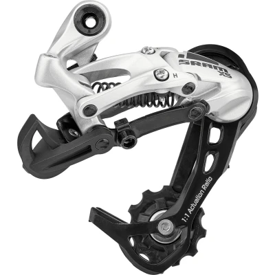 Afbeelding van Achterderailleur sram x5 medium kooi 9 speed aluminium ZILVER