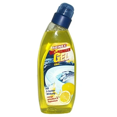 Afbeelding van Reinex WC reiniger Gel Citro schuine hals fles met veiligheidssluiting 750 ml 1