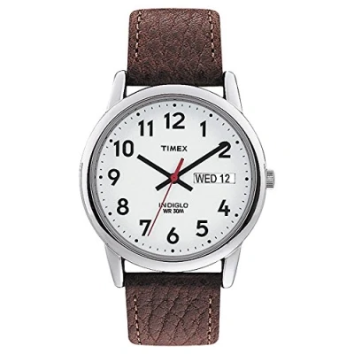 Afbeelding van Timex Easy Reader mannen 35mm lederen band horloge T20041