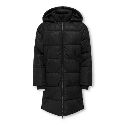 Afbeelding van Kids ONLY winter winterjas meisjes zwart KogMia puffer