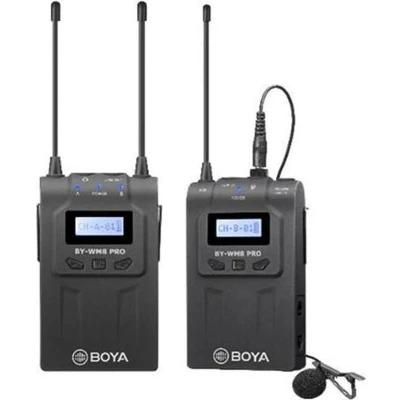 Afbeelding van Boya BY WM8 Pro K1 UHF Duo Lavalier Microfoon Draadloos