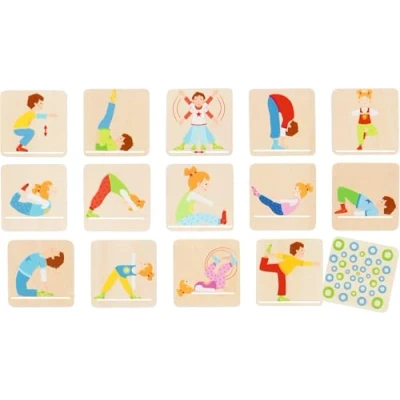 Afbeelding van Goki Activity memo gymnastics 5 x cm