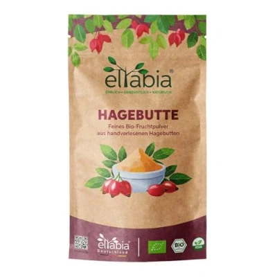 Afbeelding van Biologisch rozenbottelpoeder, 1000 g, rozenbottelpoeder van EU teelt in premium rauwkostkwaliteit, 100% zuiver zonder toevoegingen (DE ÖKO 007)