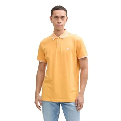 Afbeelding van TOM TAILOR Poloshirt voor heren, 37103 Peachy Orange, XL