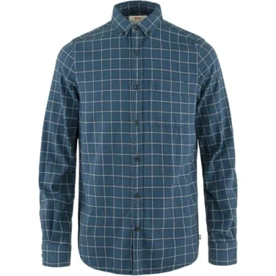 Afbeelding van Fjällräven Övik Flannel Shirt Met Lange Mouwen Blauw S Man