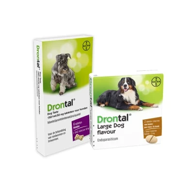 Afbeelding van Bayer Drontal Tasty Ontworming Hond 6 TABLETTEN
